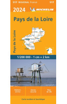 Carte régionale pays de la loire 2024