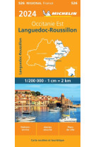 Carte régionale languedoc-roussillon 2024