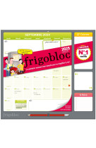 Frigobloc mensuel 2025 - calendrier d'organisation familiale / mois (de sept. 2024 à déc. 2025)
