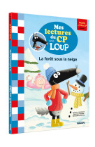 La foret sous la neige - mes lectures du cp avec loup