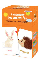 Le memory des contraires - pour enrichir son vocabulaire