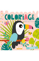 Mon p'tit hemma - coloriage pour les petits - tropical