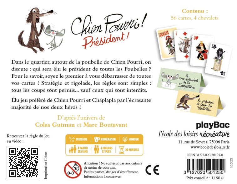 Chien pourri ! président - Colas Gutman, Marc Boutavant - EDL