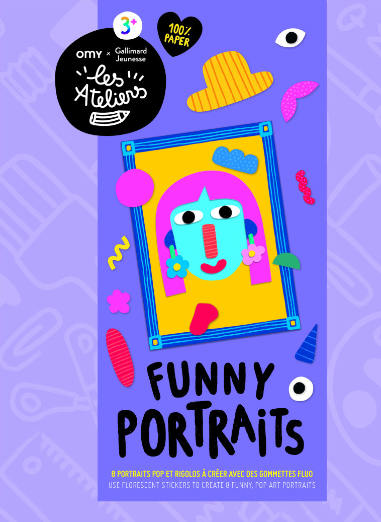 Funny portraits -  COLLECTIFS JEUNESSE,  Collectif,  Collectif - OMY X GALL JEUN