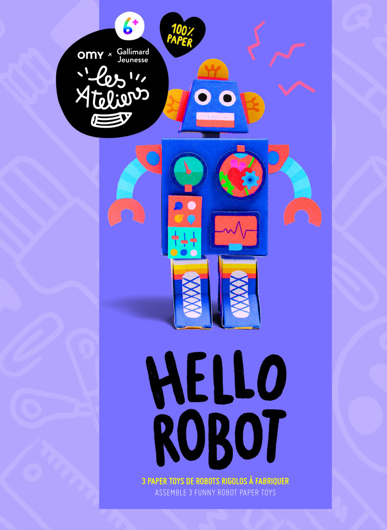 Hello robots -  COLLECTIFS JEUNESSE,  Collectif,  Collectif - OMY X GALL JEUN