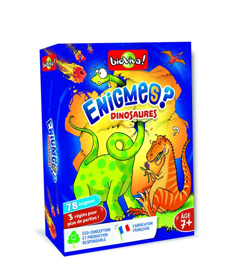 ENIGMES - DINOSAURES. -  BIOVIVA - BIOVIVA