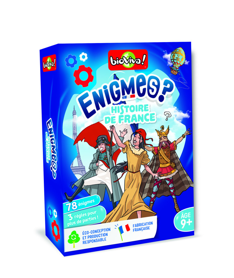ENIGMES - HISTOIRE DE FRANCE. -  BIOVIVA - BIOVIVA