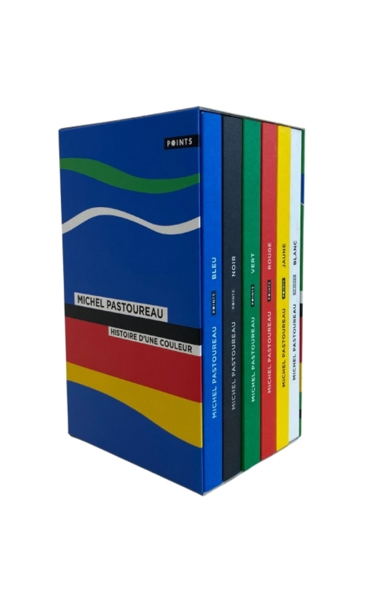 Coffret 6 couleurs Michel Pastoureau : Bleu, Noir, Vert, Rouge, Blanc et Jaune - Michel Pastoureau, Michel Pastoureau - POINTS