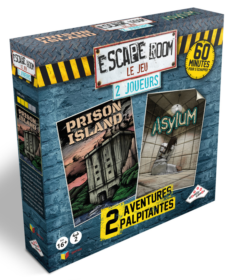 ESCAPE ROOM LE JEU - COFFRET 2 JOUEURS - 2 AVENTURES -  RIVIERA GAMES - RIVIERA GAMES