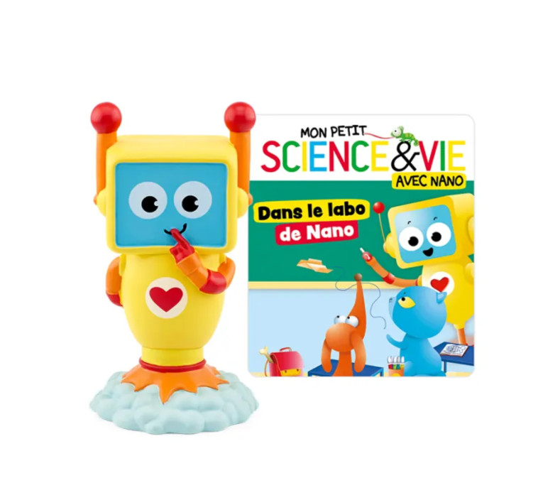 MON PETIT SCIENCES ET VIE  DANS LE LABO DE NANO -  TONIES - BOXINE