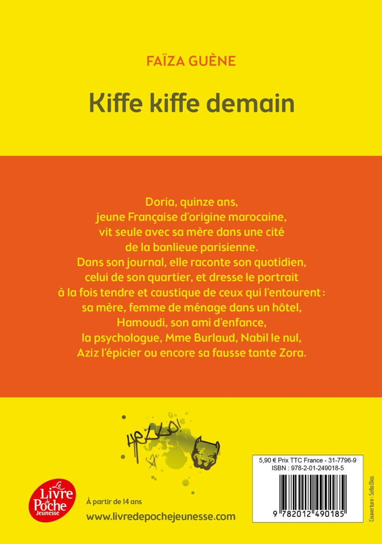 Kiffe kiffe demain - Faïza Guène, Sofia Dias - POCHE JEUNESSE