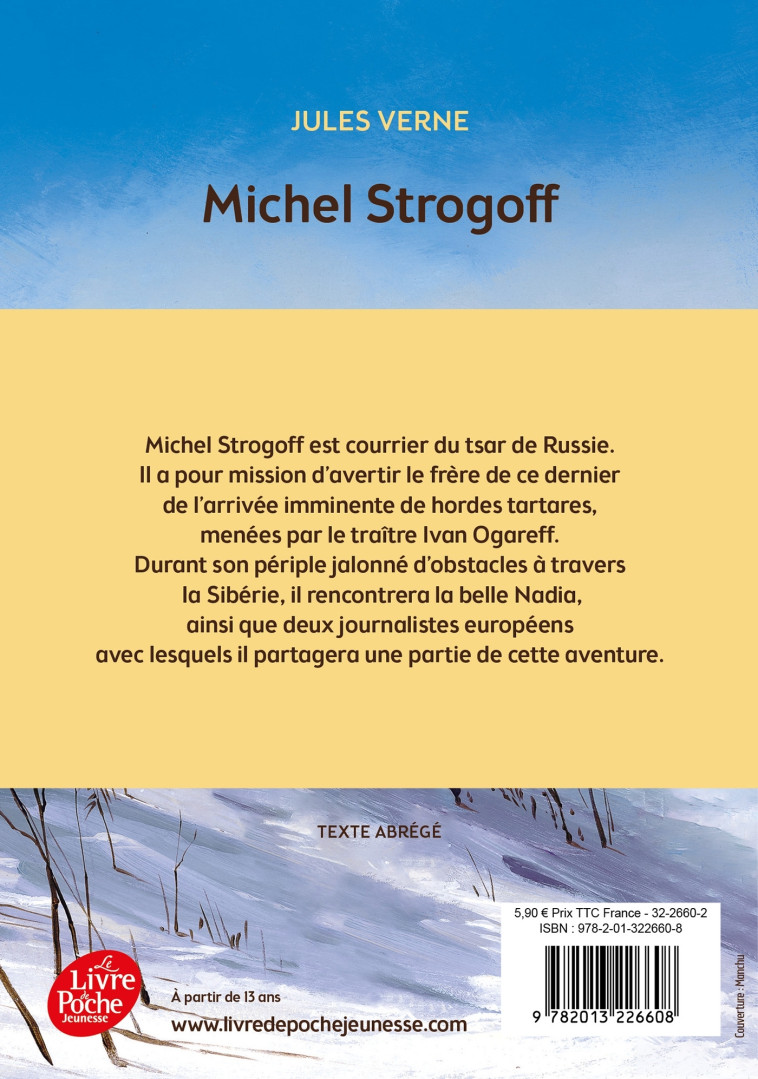 Michel Strogoff - Texte Abrégé - Jules Verne, Manchu Manchu,  Manchu - POCHE JEUNESSE