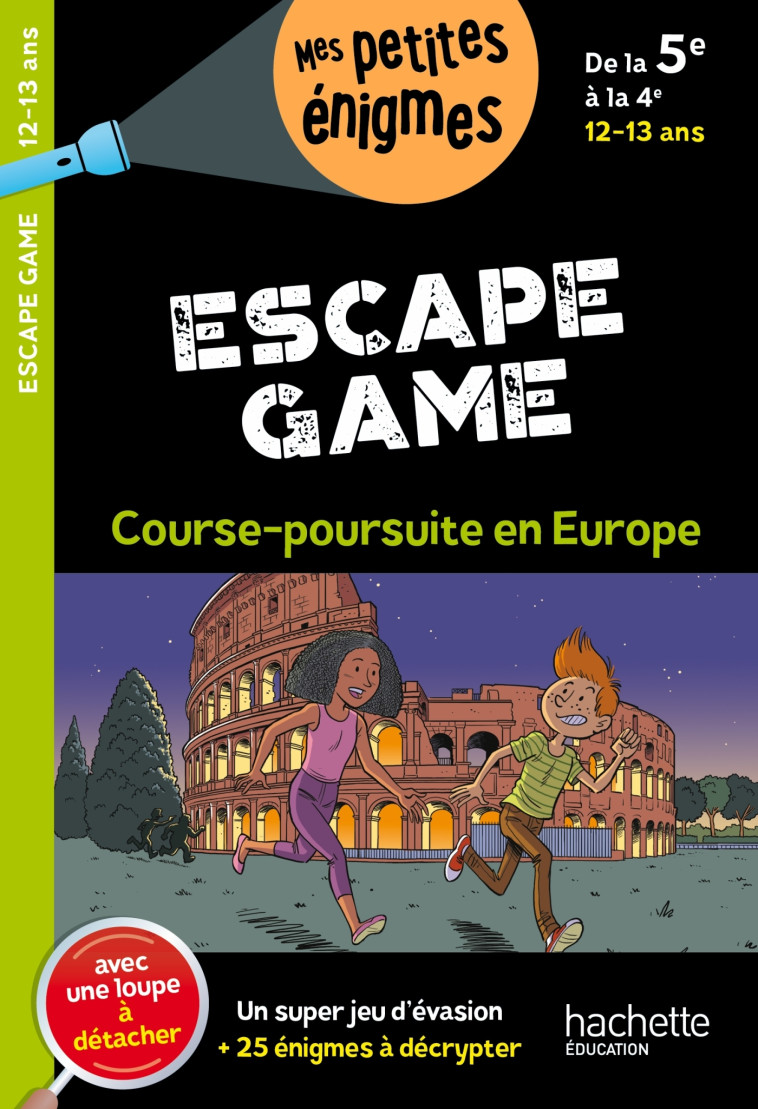 Escape game - De la 5e à la 4e - Cahier de vacances 2025 - Sandra Lebrun, Sandra Lebrun - HACHETTE EDUC