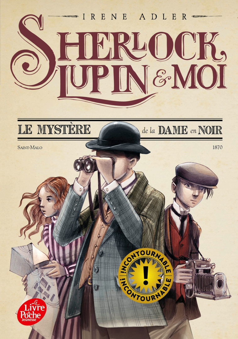 Sherlock, Lupin et moi - Tome 1 - Béatrice Didiot, Irène Adler - POCHE JEUNESSE