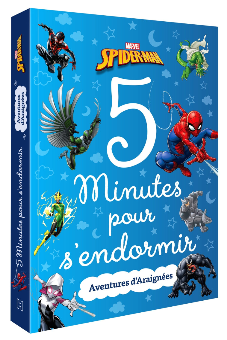 SPIDER-MAN - 5 minutes pour s'endormir - Vol.2 - Aventures d'Araignées - Marvel - XXX - DISNEY HACHETTE
