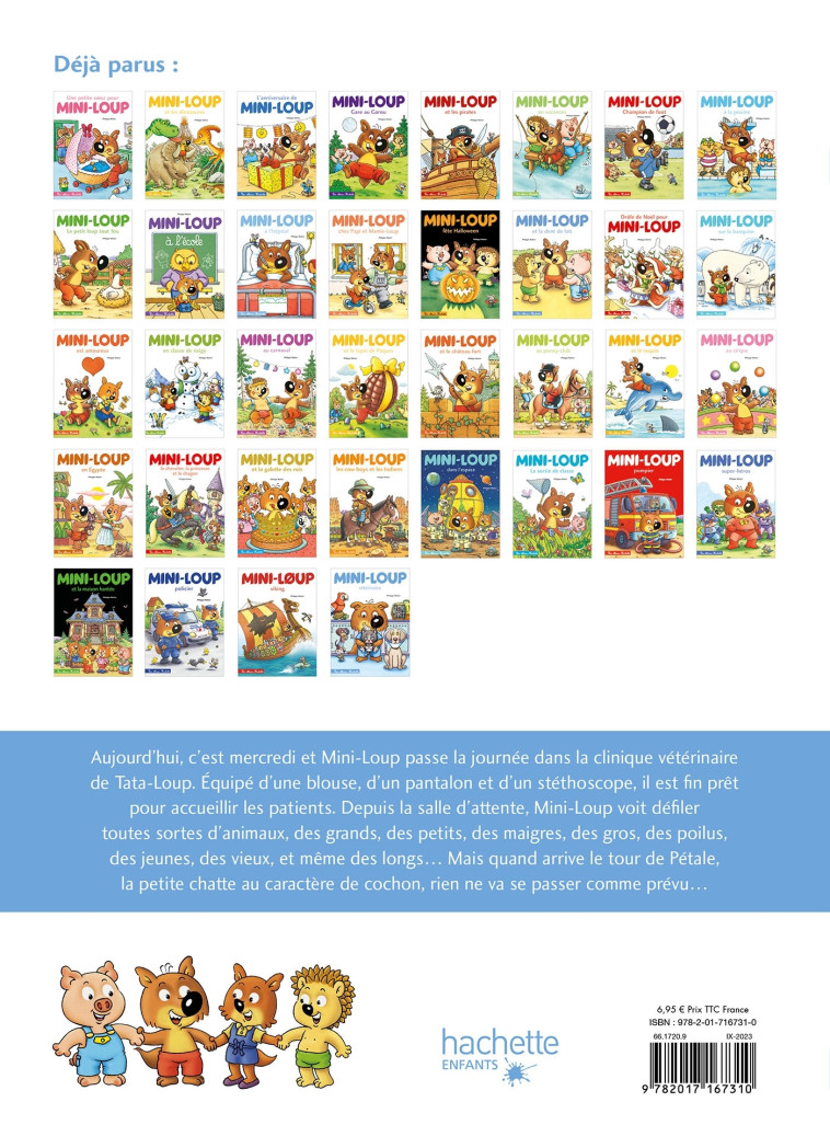 Mini-Loup vétérinaire avec figurine - Philippe Matter, Philippe Matter - HACHETTE ENFANT