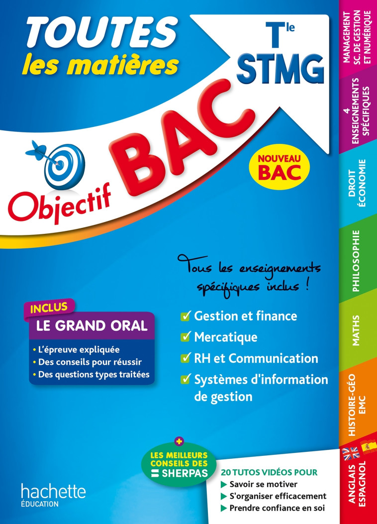 Objectif BAC 2025 - Tle STMG Toutes les matières - Nicolas Bloch, Alain Prost, Caroline Garnier, Oscar Torres Vera, Stéphanie Di Costanzo, T. Beschmout, Delphine Roberjot Duthion, Yohann Durand, Nathalie Nieuviarts, Cédric Climent, Marie-Sophie Cuttaz, Al