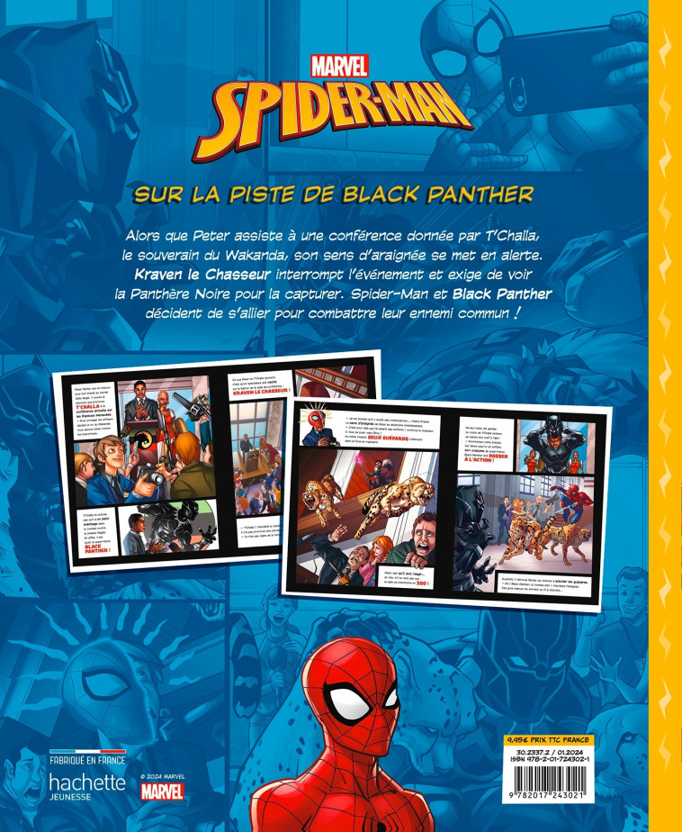 MARVEL - Les Aventures de Spider-Man - Sur la piste de Black Panther - XXX - DISNEY HACHETTE