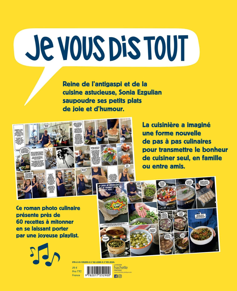 Je vous dis tout - Sonia Ezgulian - HACHETTE PRAT