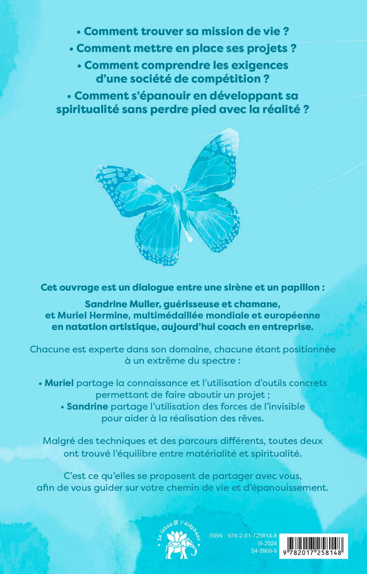 La Sirène et le Papillon - Sandrine Muller, Muriel Hermine - LOTUS ELEPHANT