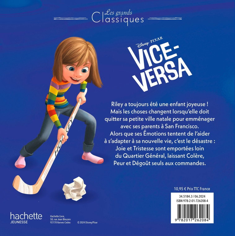 VICE-VERSA - Les Grands Classiques - L'histoire du film - Disney Pixar - XXX - DISNEY HACHETTE