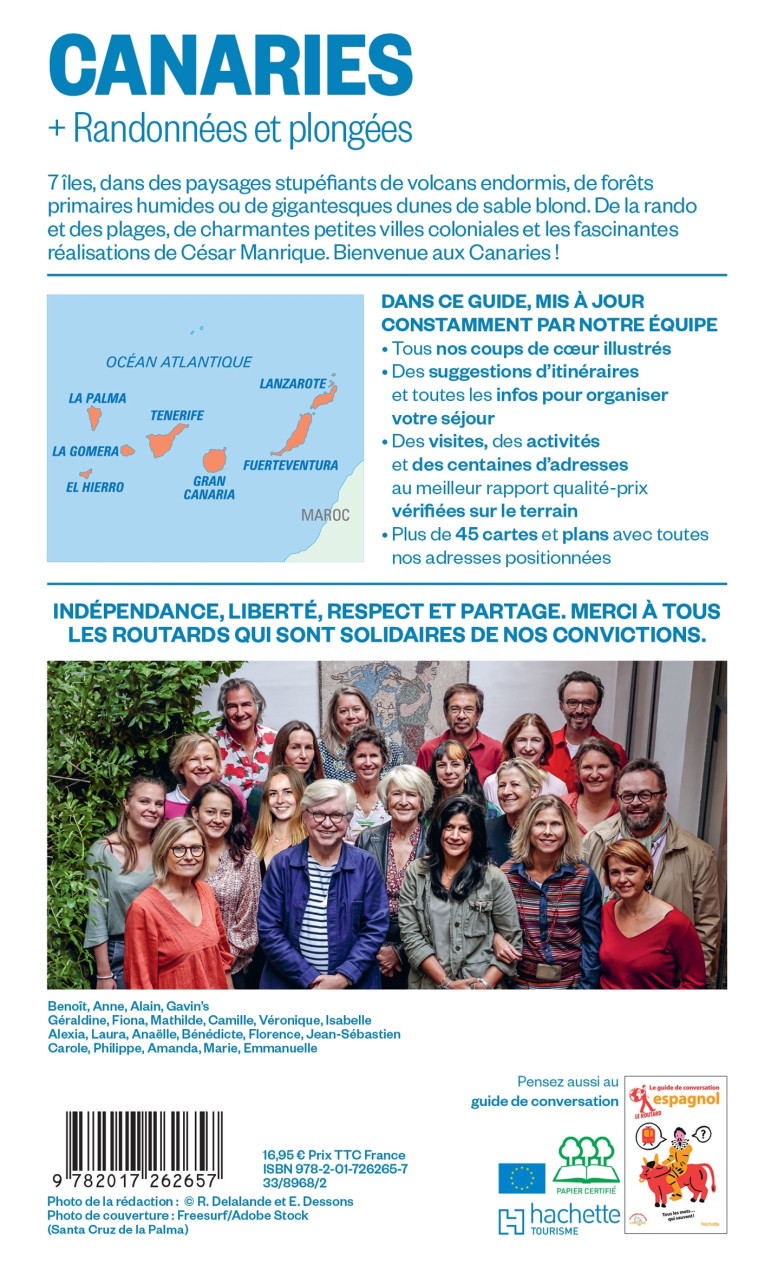Guide du Routard Canaries 2024/25 -   - HACHETTE TOURI