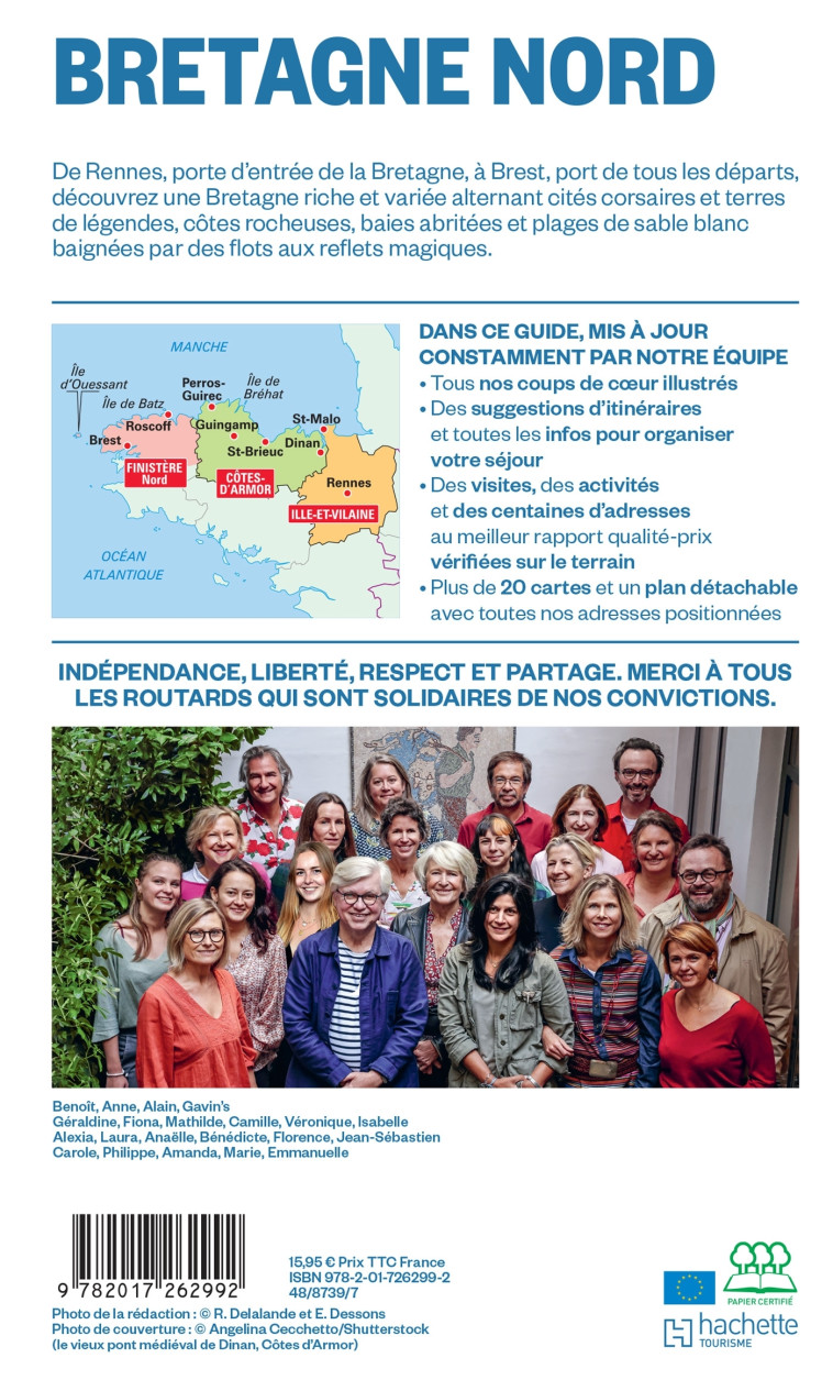 Guide du Routard Bretagne Nord 2024/25 -  ,   - HACHETTE TOURI