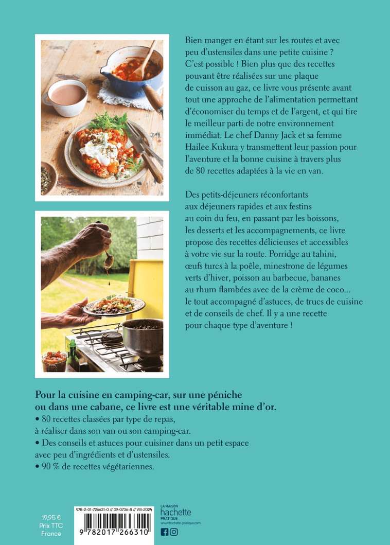 Cuisiner en van life - Danny Jack, Hailee Kukura - HACHETTE PRAT