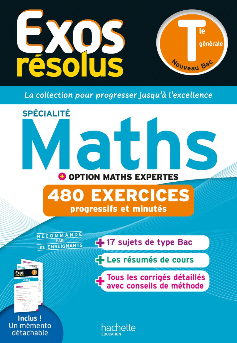 Exos résolus spécialité Maths + Option Maths expertes Tle - Claudine Renard, Geneviève GUILLAUMIN - HACHETTE EDUC