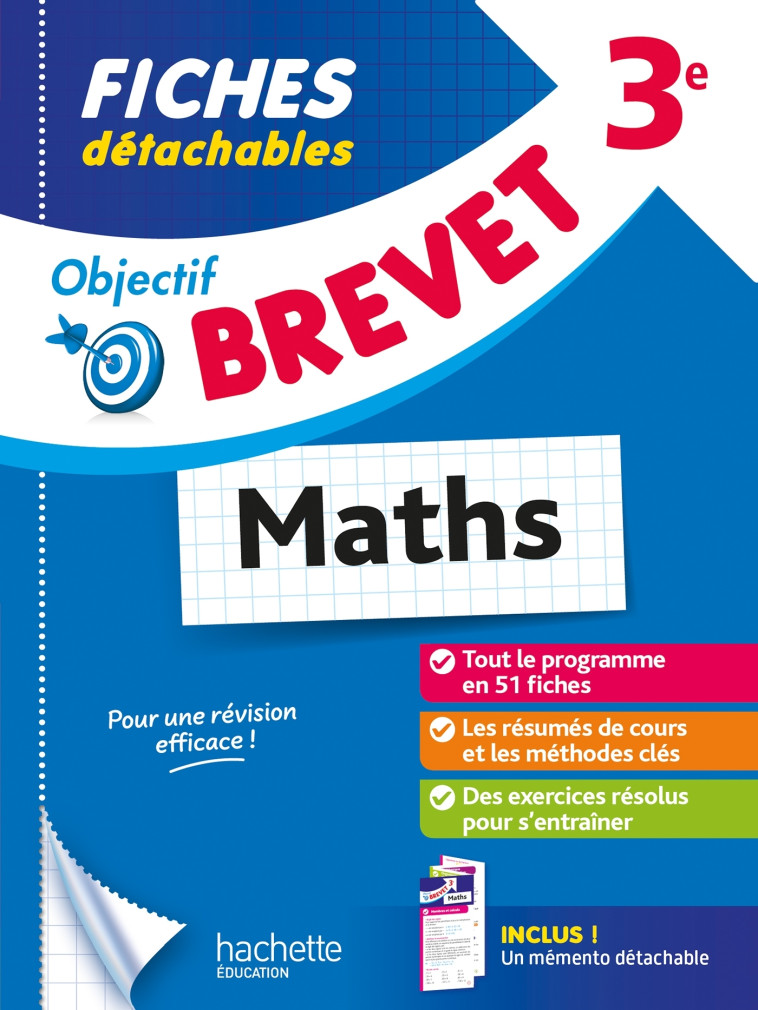 Objectif Brevet - Fiches Maths 3e - Nicolas Clamart, Nicolas Clamart - HACHETTE EDUC