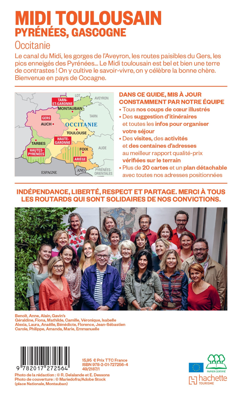 Guide du Routard Midi Toulousain 2024/25 -  ,   - HACHETTE TOURI