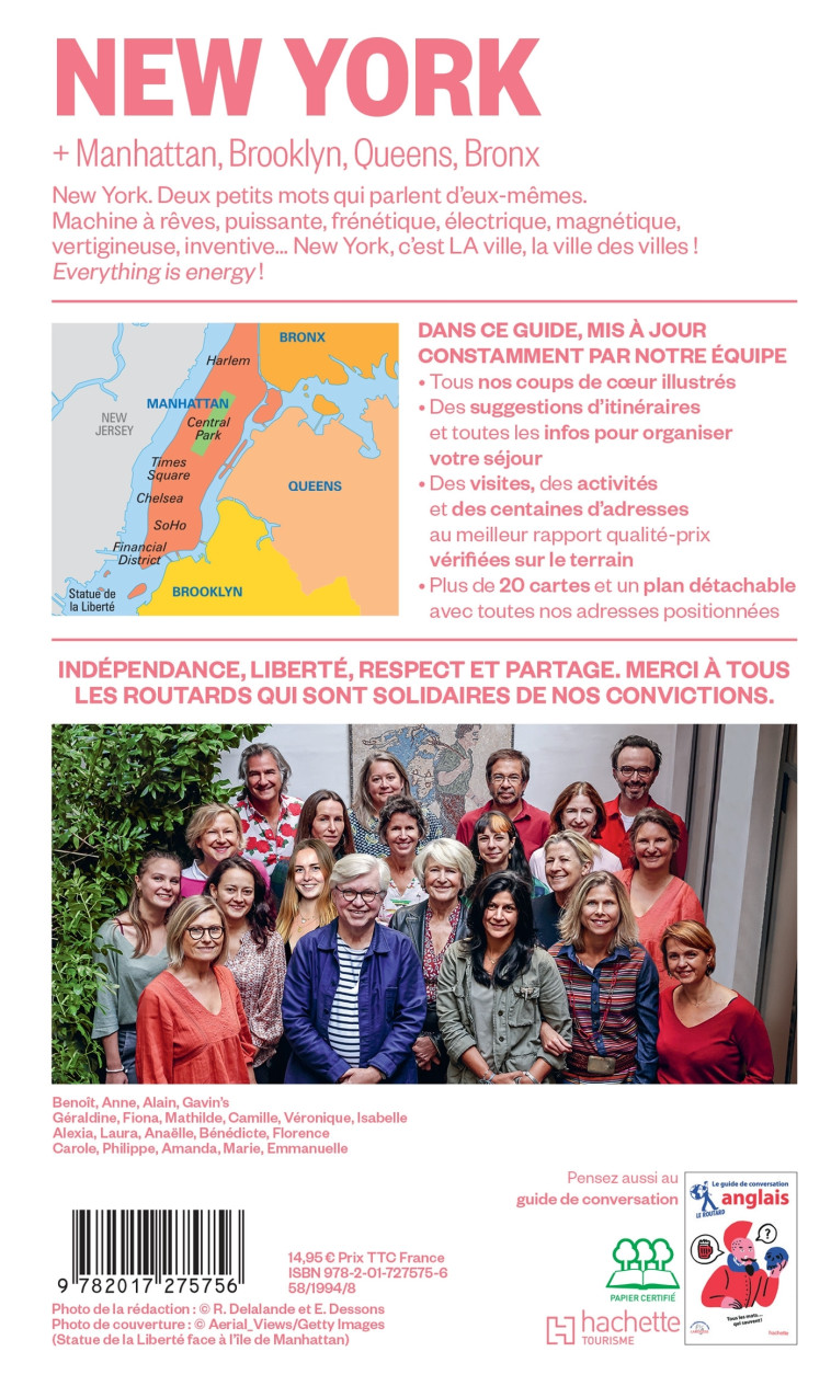 Guide du Routard New York 2025/26 -  ,   - HACHETTE TOURI
