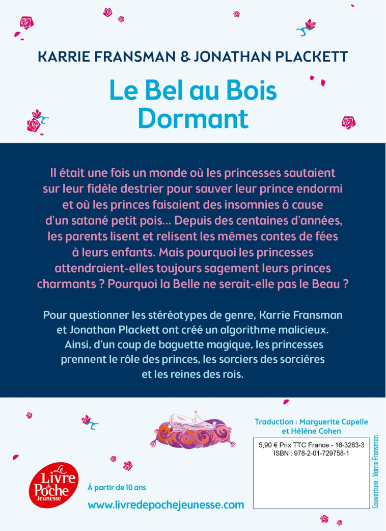Le Bel au Bois Dormant - Karrie Fransman, Jonathan Plackett, Marguerite Chapelle, Hélène Cohen, Karrie Fransman, Jonathan Plackett, Marguerite Chapelle, Hélène Cohen - POCHE JEUNESSE