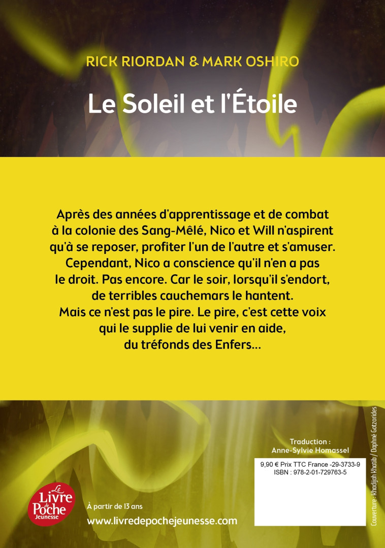 Le Soleil et l'Etoile - Rick Riordan, Mark Oshiro, Anne-Sylvie Homassel, Rick Riordan, Mark Oshiro, Anne-Sylvie Homassel - POCHE JEUNESSE