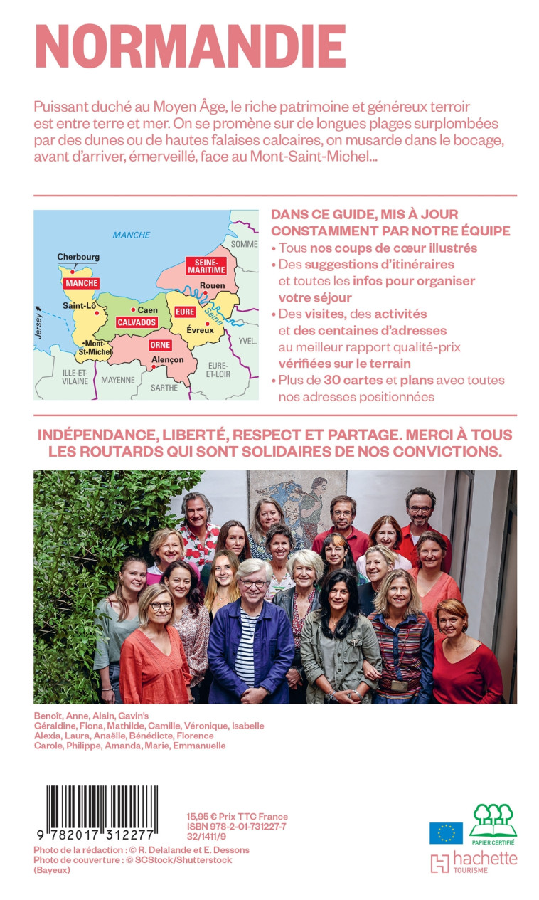 Guide du Routard Normandie 2025/26 -  ,   - HACHETTE TOURI