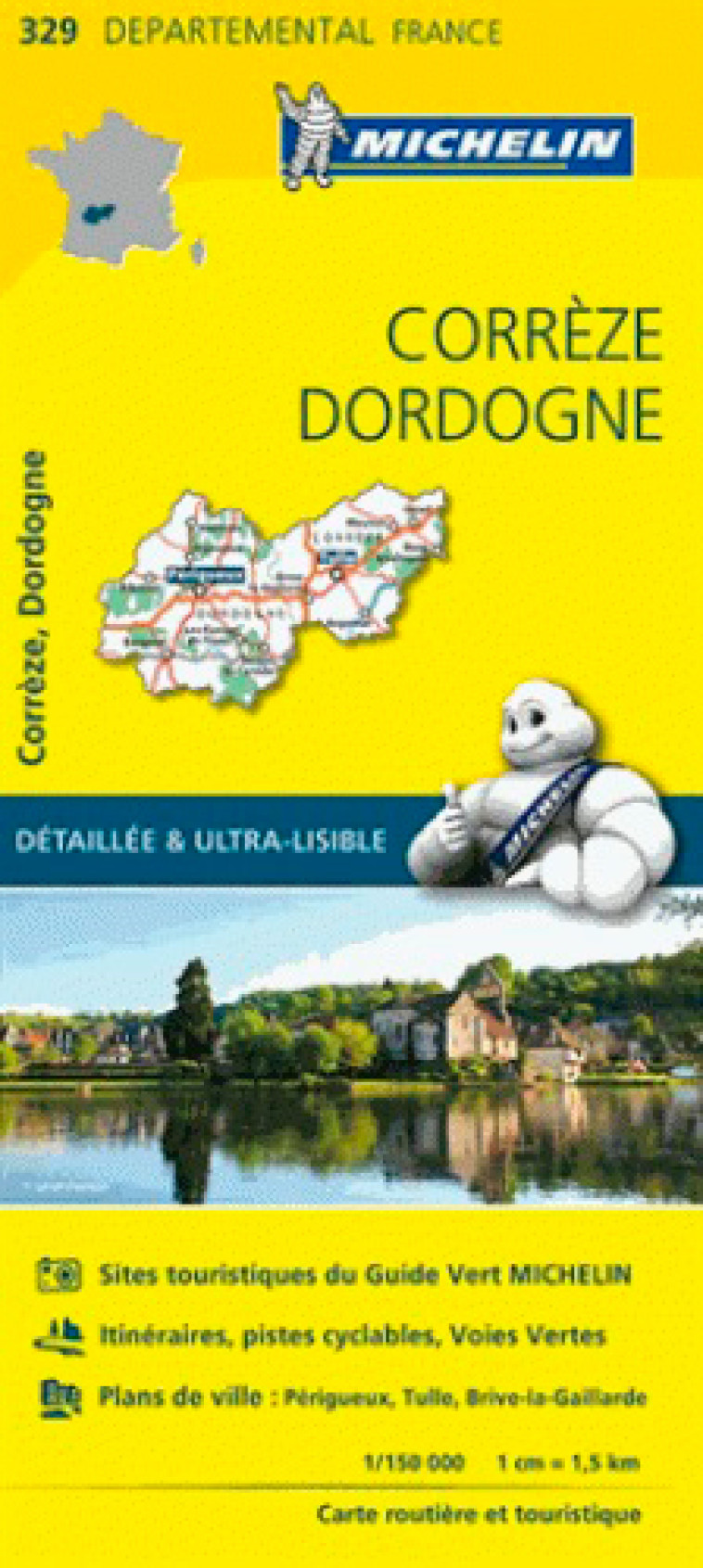 Carte Départementale Dordogne, Corrèze - XXX - MICHELIN