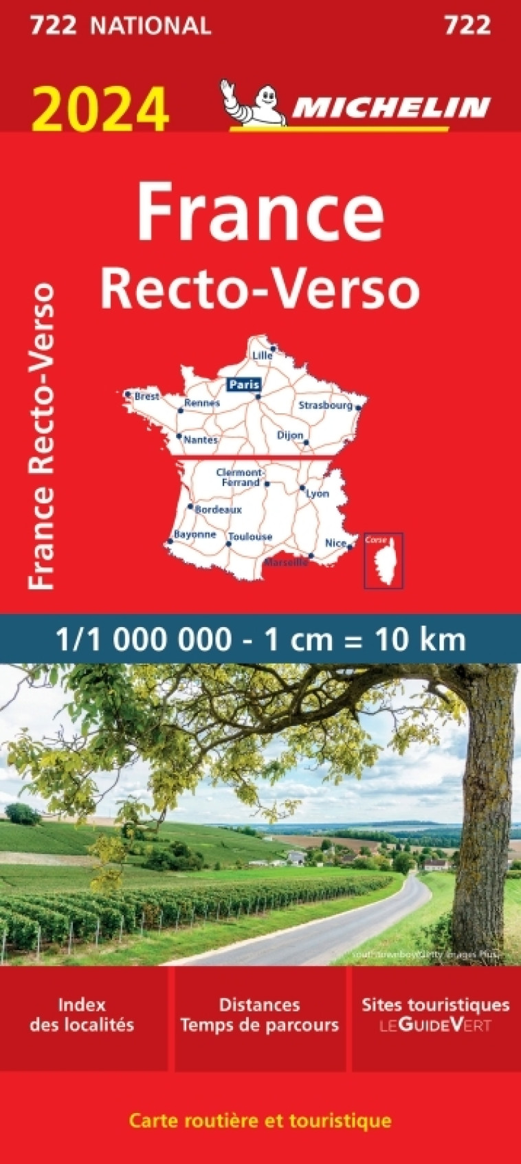 Carte Nationale France  Recto-Verso 2024 - XXX - MICHELIN