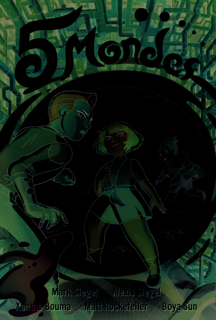 5 Mondes - Alexis Siegel, Mark Siegel, Matt Rockefeller, Boya Sun, Xanthe Bouma, Olivier Perez - GALLIMARD BD