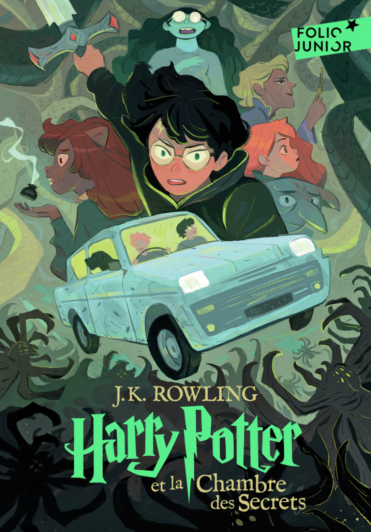 Harry Potter et la Chambre des Secrets - J.K. ROWLING, Jean-François Ménard, J.K. ROWLING, Jean-François Ménard - GALLIMARD JEUNE