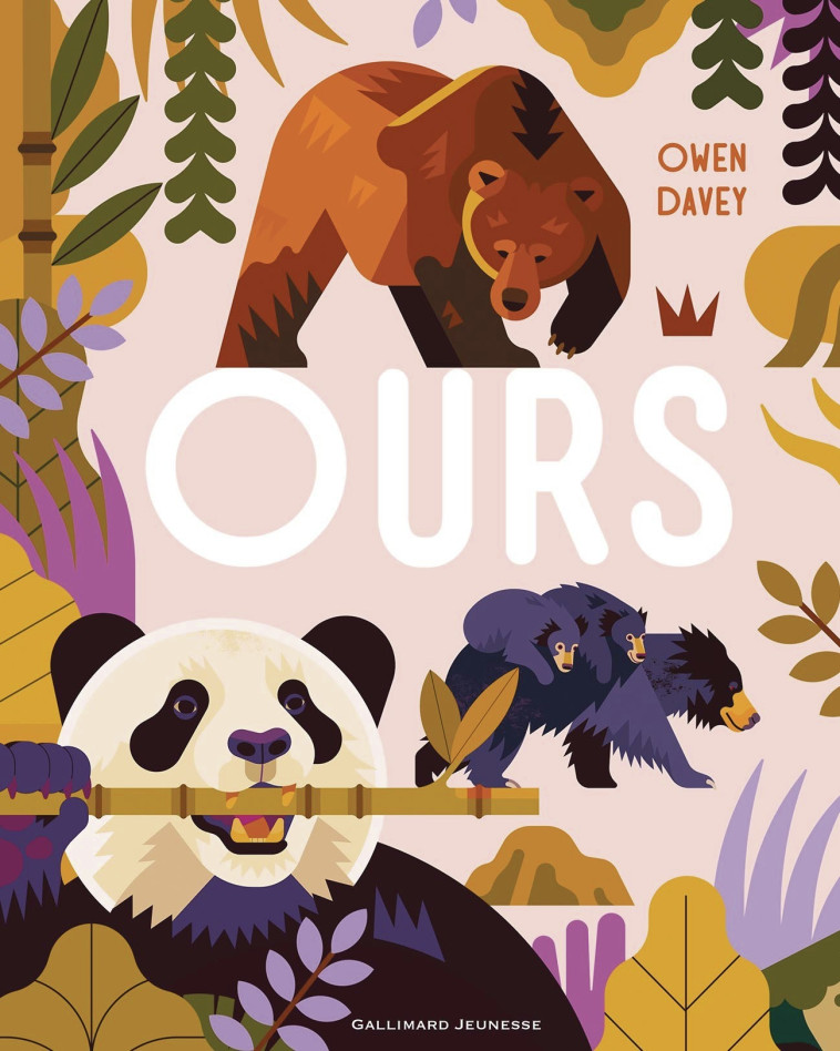 Ours -  OWEN DAVEY, Owen Davey, Bérengère Viennot, Owen Davey, Bérengère Viennot - GALLIMARD JEUNE