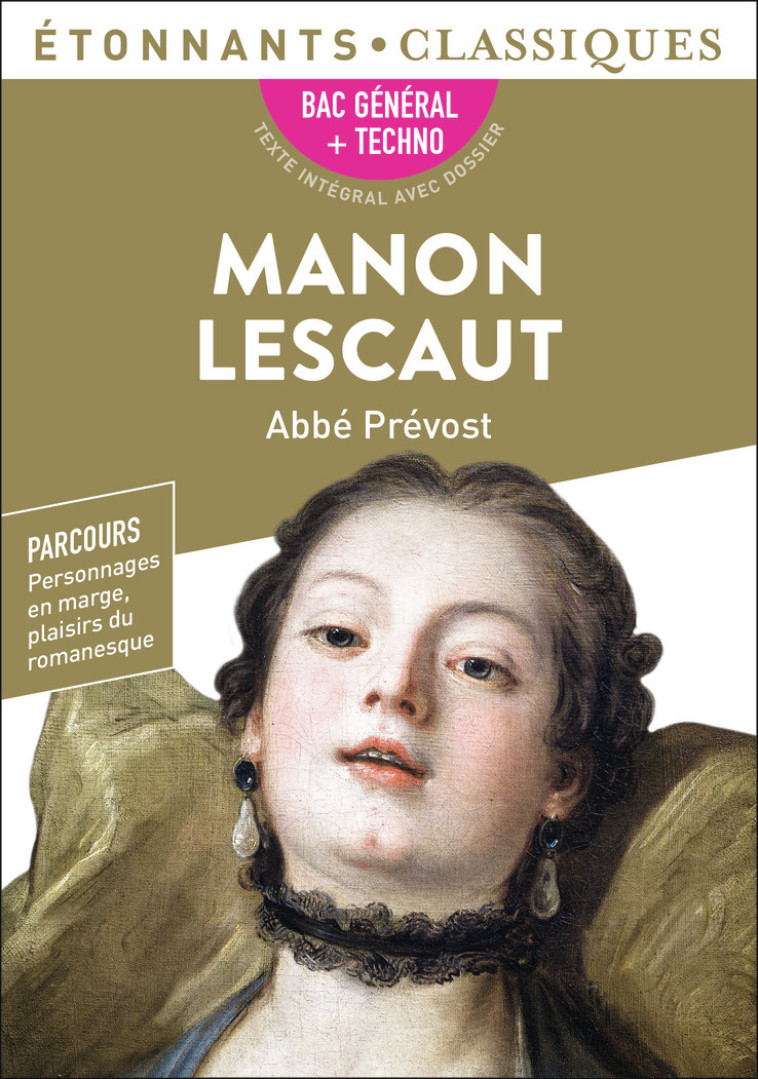 Manon Lescaut - Bac 2025 - Abbé Prévost, Abbé Prévost - FLAMMARION