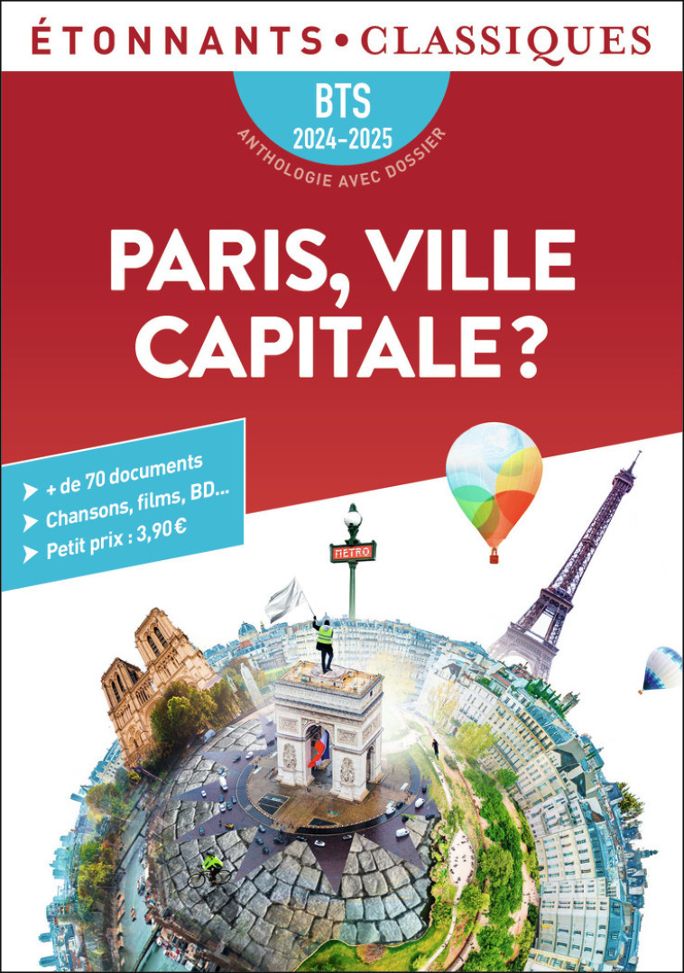 Paris, ville capitale ? - BTS 2023-2024 -  Collectif, Laurence Lacroix,  Collectif, Laurence Lacroix - FLAMMARION