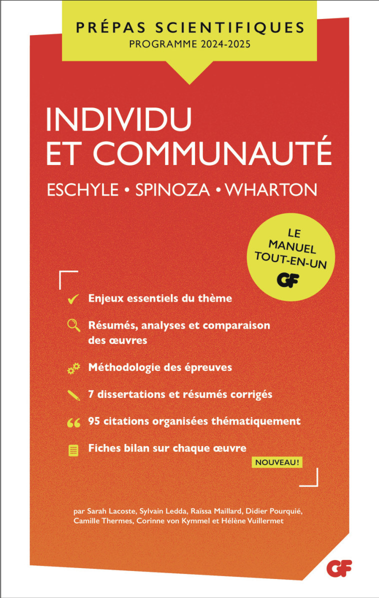 Individu et communauté - Prépas scientifiques 2025 -  Collectif,  Collectif - FLAMMARION