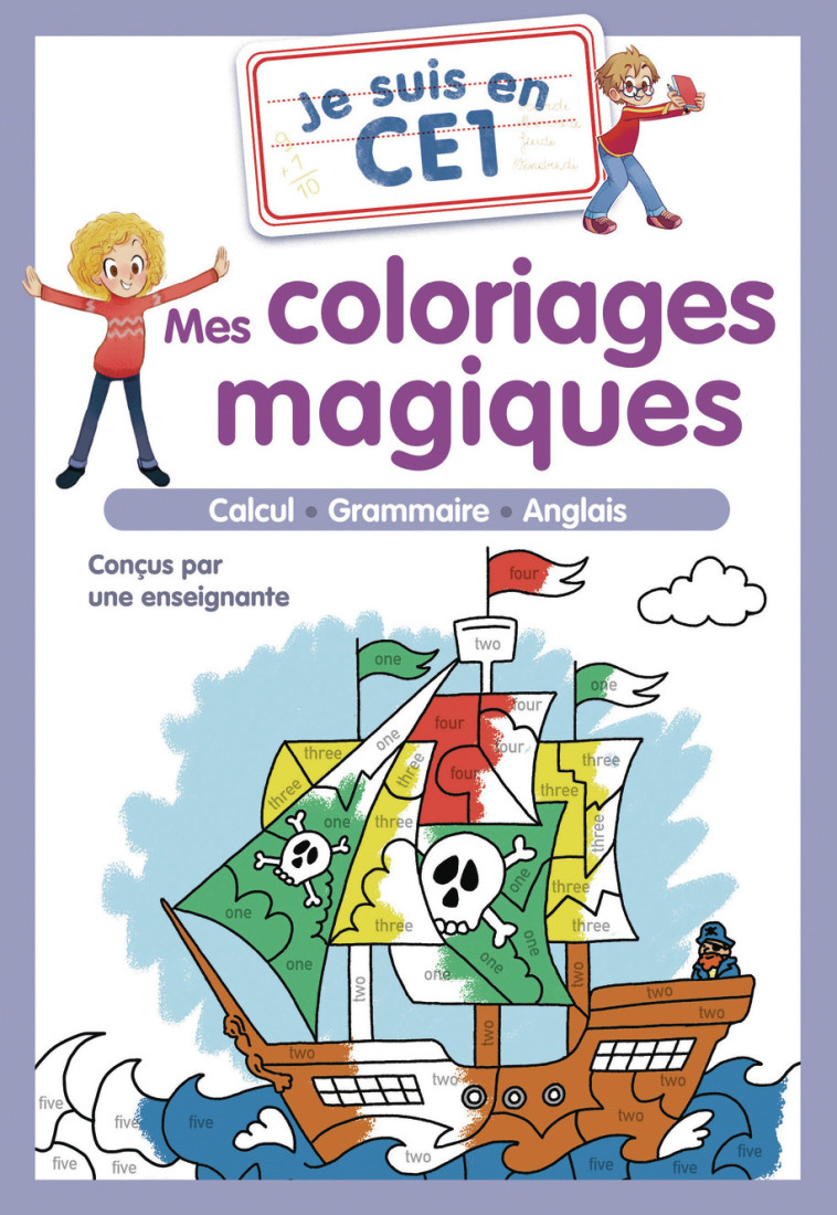 Je suis en CE1 - Mes coloriages magiques - CE1 - Emmanuel Ristord,  Magdalena, Clémence Lallemand, Emmanuel Ristord,  Magdalena, Clémence Lallemand, Clémence Lallemand, Emmanuel Ristord - PERE CASTOR