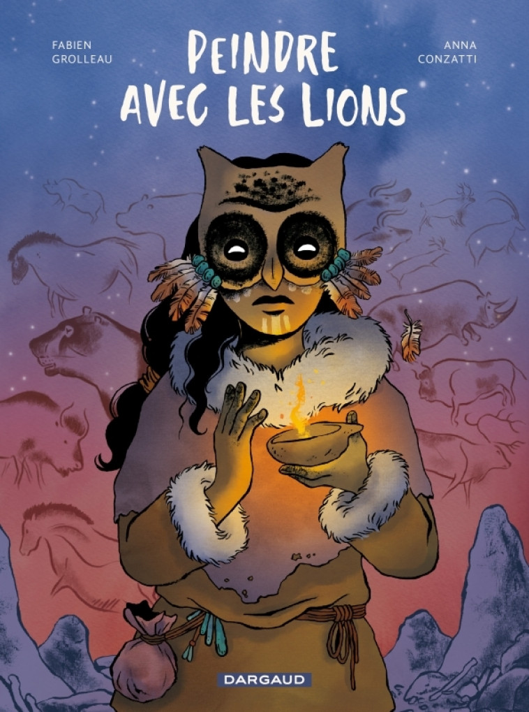 Peindre avec les lions - Grolleau Fabien Grolleau Fabien, Conzatti Anna Conzatti Anna,  Grolleau Fabien,  Conzatti Anna,  Grolleau Fabien,  Conzatti Anna - DARGAUD