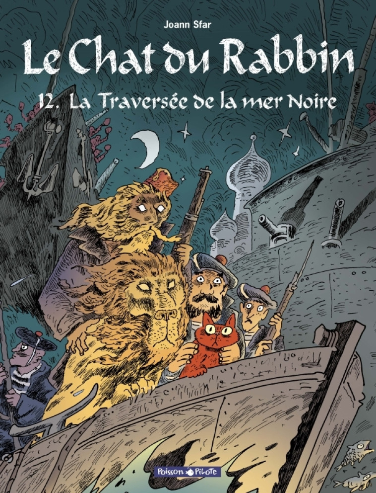 Le Chat du Rabbin - Tome 12 - La Traversée de la mer Noire - Sfar Joann Sfar Joann,  Sfar Joann,  Sfar Joann,  Sfar Joann - DARGAUD