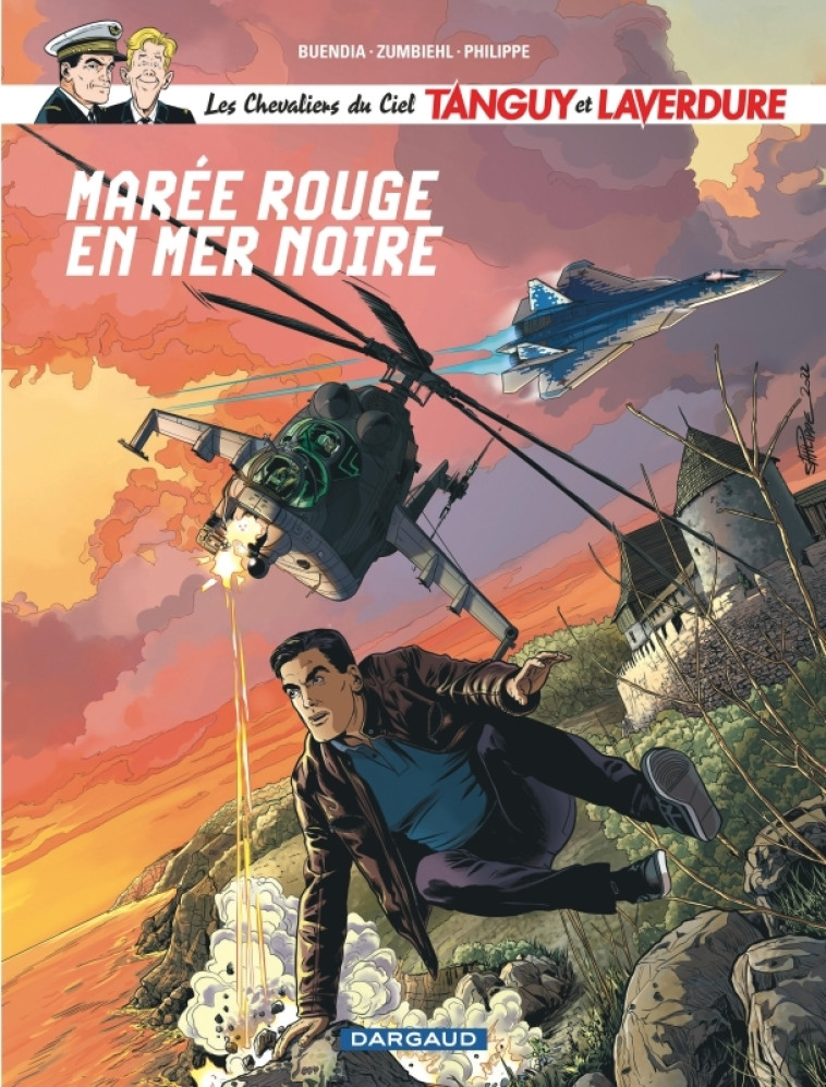 Les Chevaliers du ciel Tanguy et Laverdure - Tome 11 - Marée rouge en mer Noire - Buendia Patrice Buendia Patrice, Zumbiehl Frédéric Zumbiehl Frédéric, Philippe Sebastien Philippe Sebastien,  Buendia Patrice,  ZUMBIEHL FREDERIC,  Philippe Sebastien,  Buen
