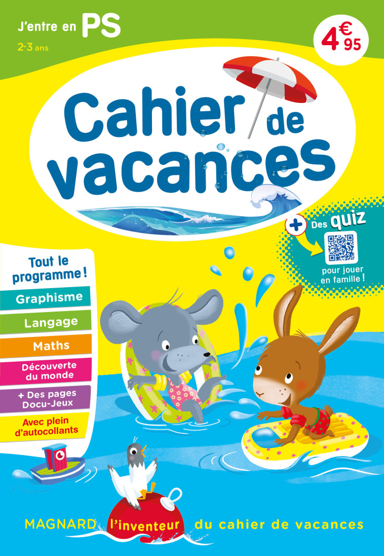 Cahier de vacances 2025, J'entre en petite section 2-3 ans - Aurélie Perrot, Aurélie Perrot - MAGNARD