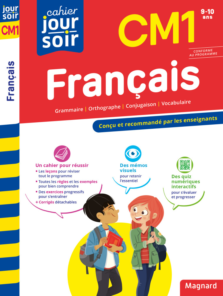 Français CM1 - Cahier Jour Soir - Bernard Semenadisse, Pierre Granier, Bernard Semenadisse, Pierre Granier - MAGNARD
