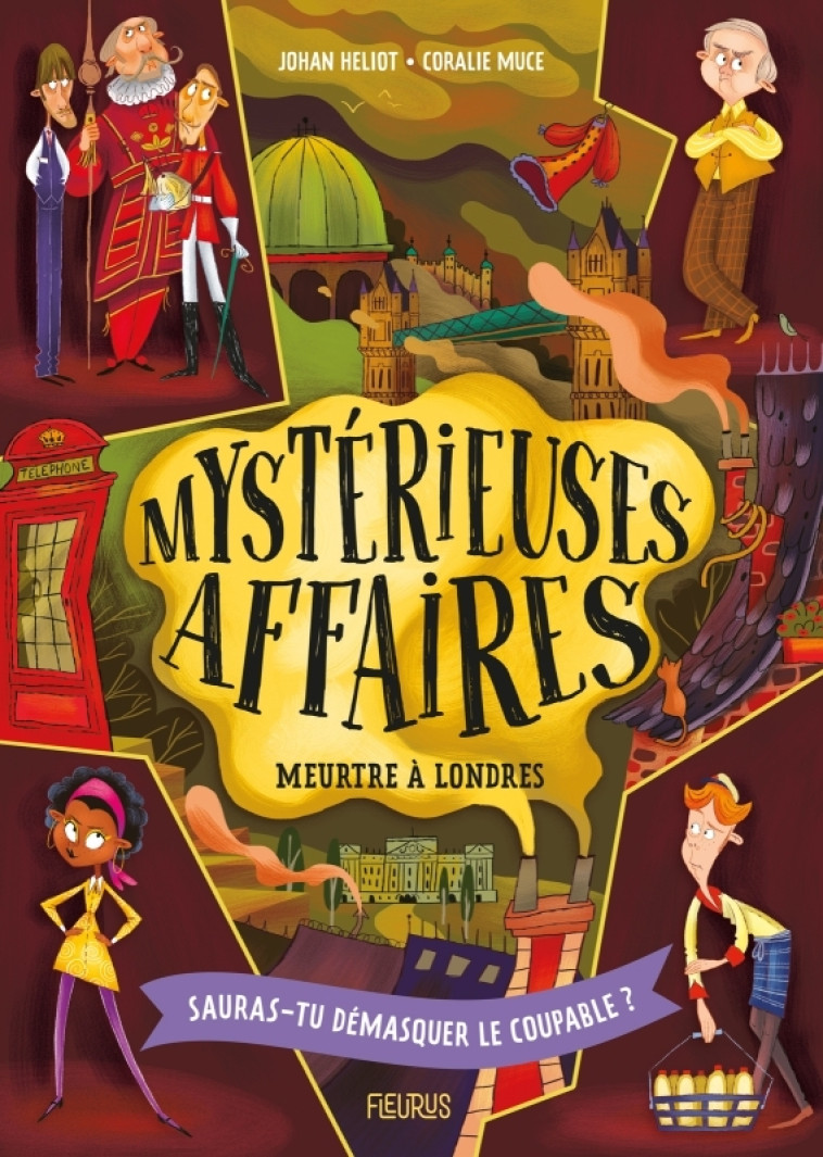 Meurtre à Londres - Johan Heliot, Coralie Muce, Johan Heliot, Coralie Muce - FLEURUS